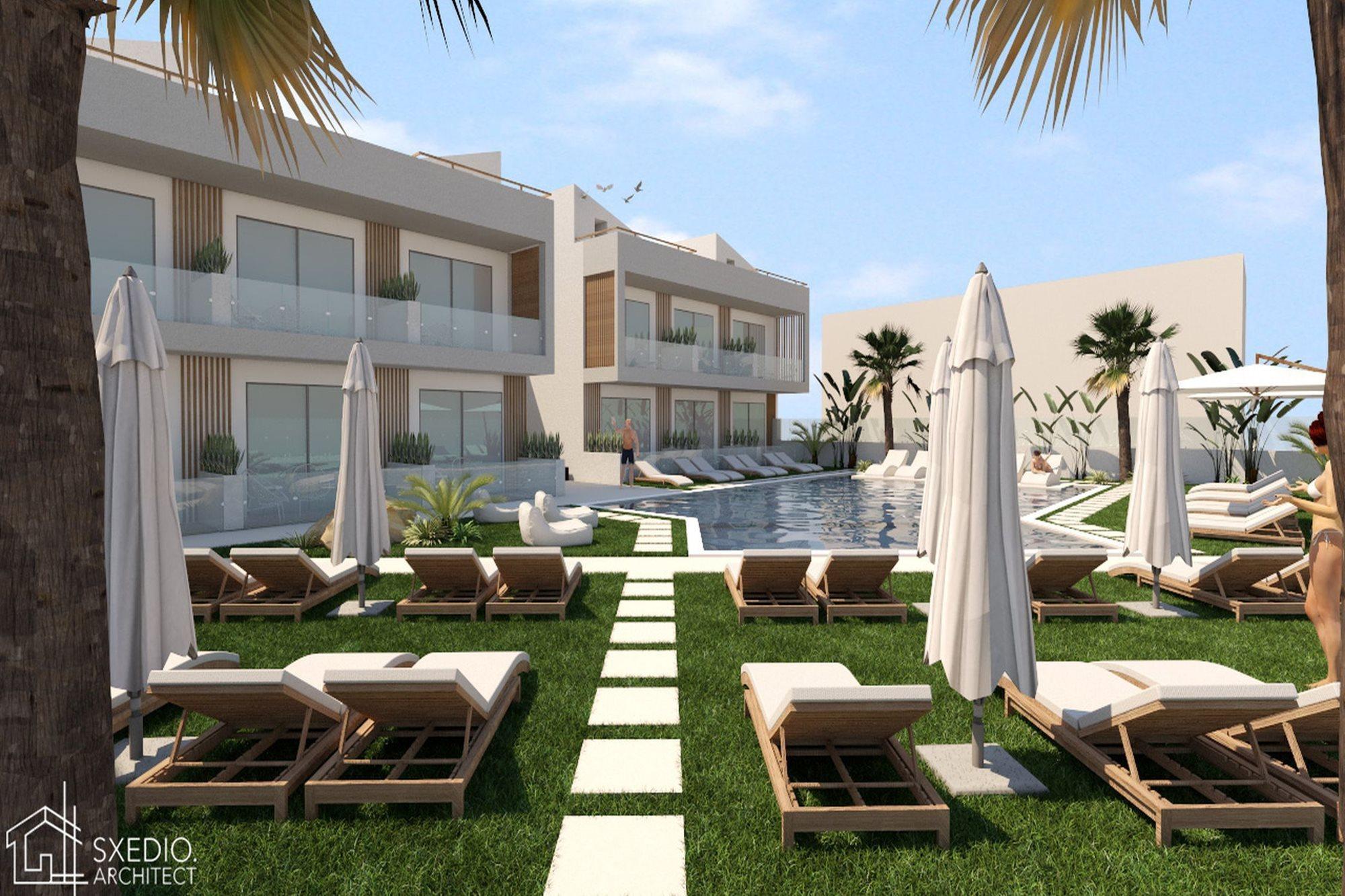 Paralia Kourna Nima Boutique Hotel (Adults Only) מראה חיצוני תמונה