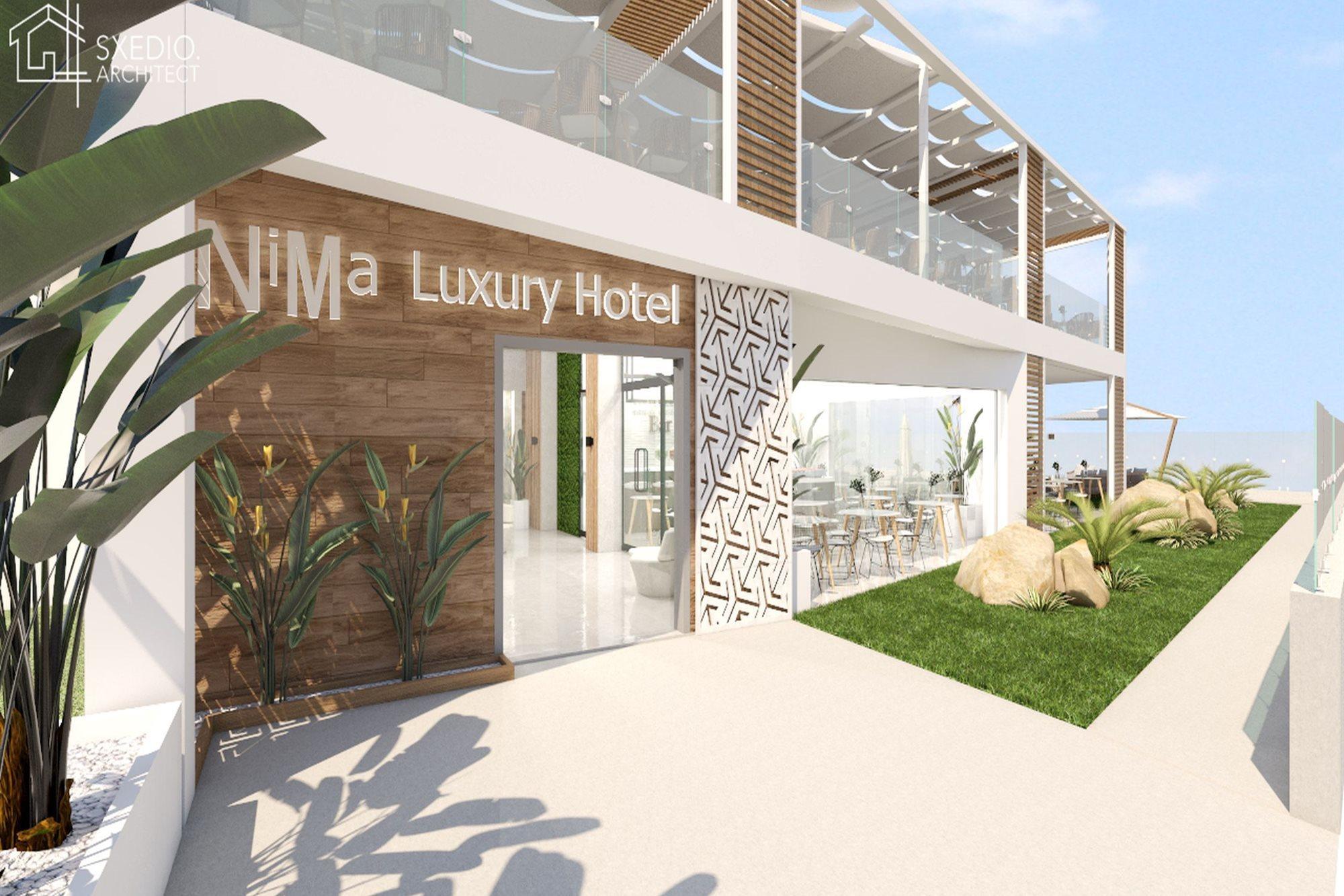 Paralia Kourna Nima Boutique Hotel (Adults Only) מראה חיצוני תמונה