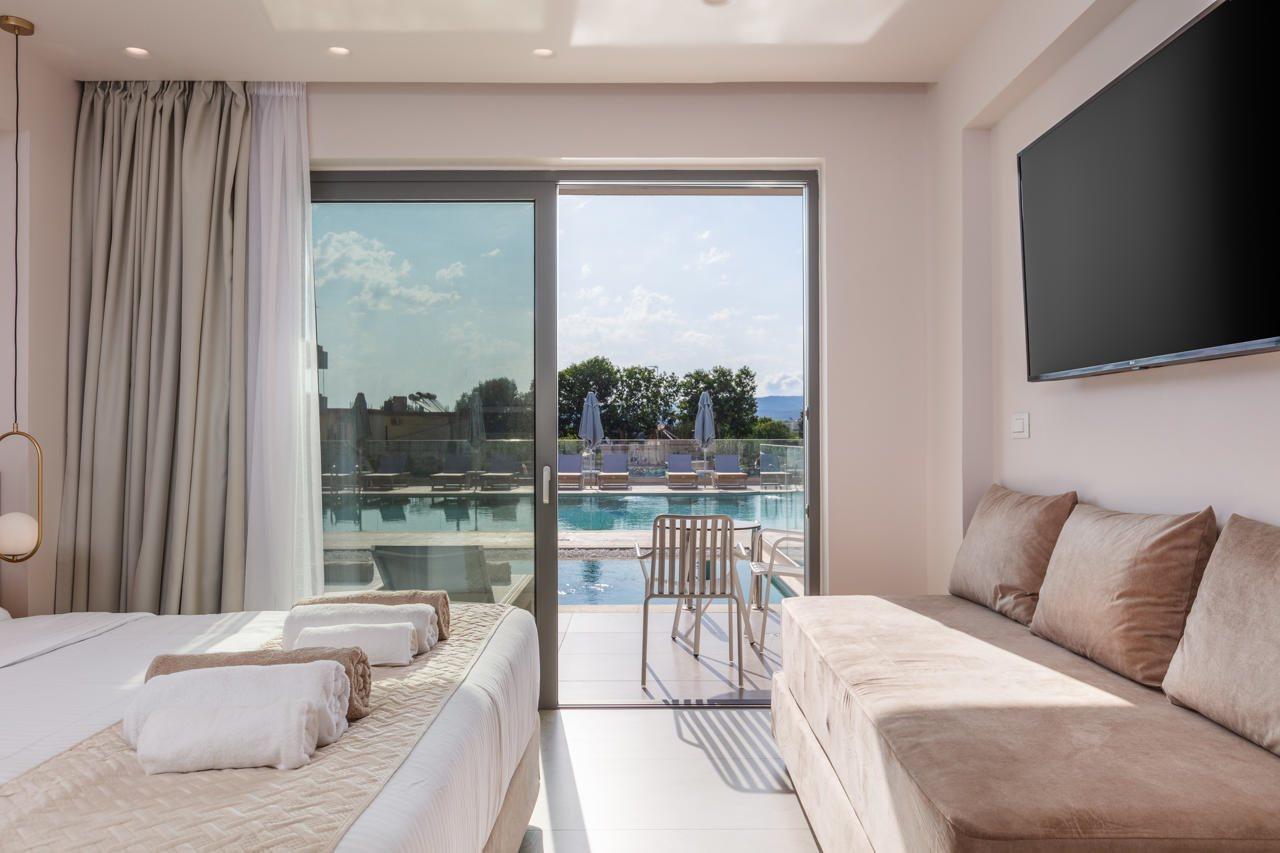 Paralia Kourna Nima Boutique Hotel (Adults Only) מראה חיצוני תמונה