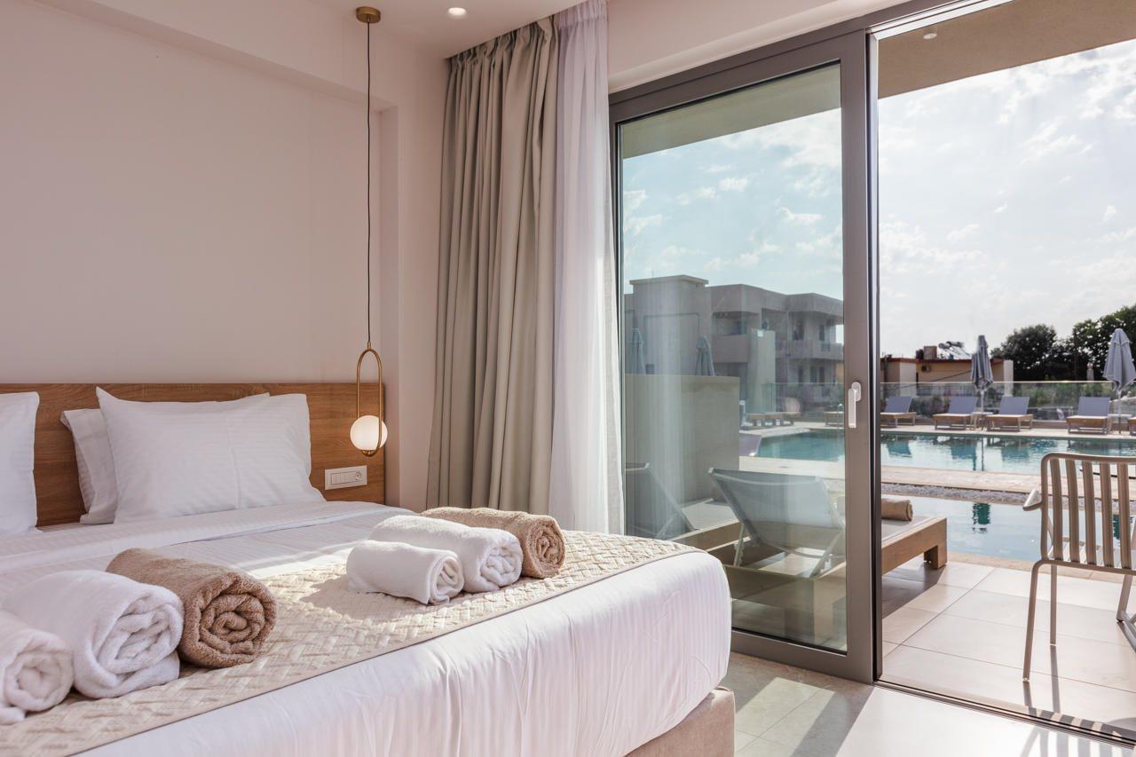 Paralia Kourna Nima Boutique Hotel (Adults Only) מראה חיצוני תמונה
