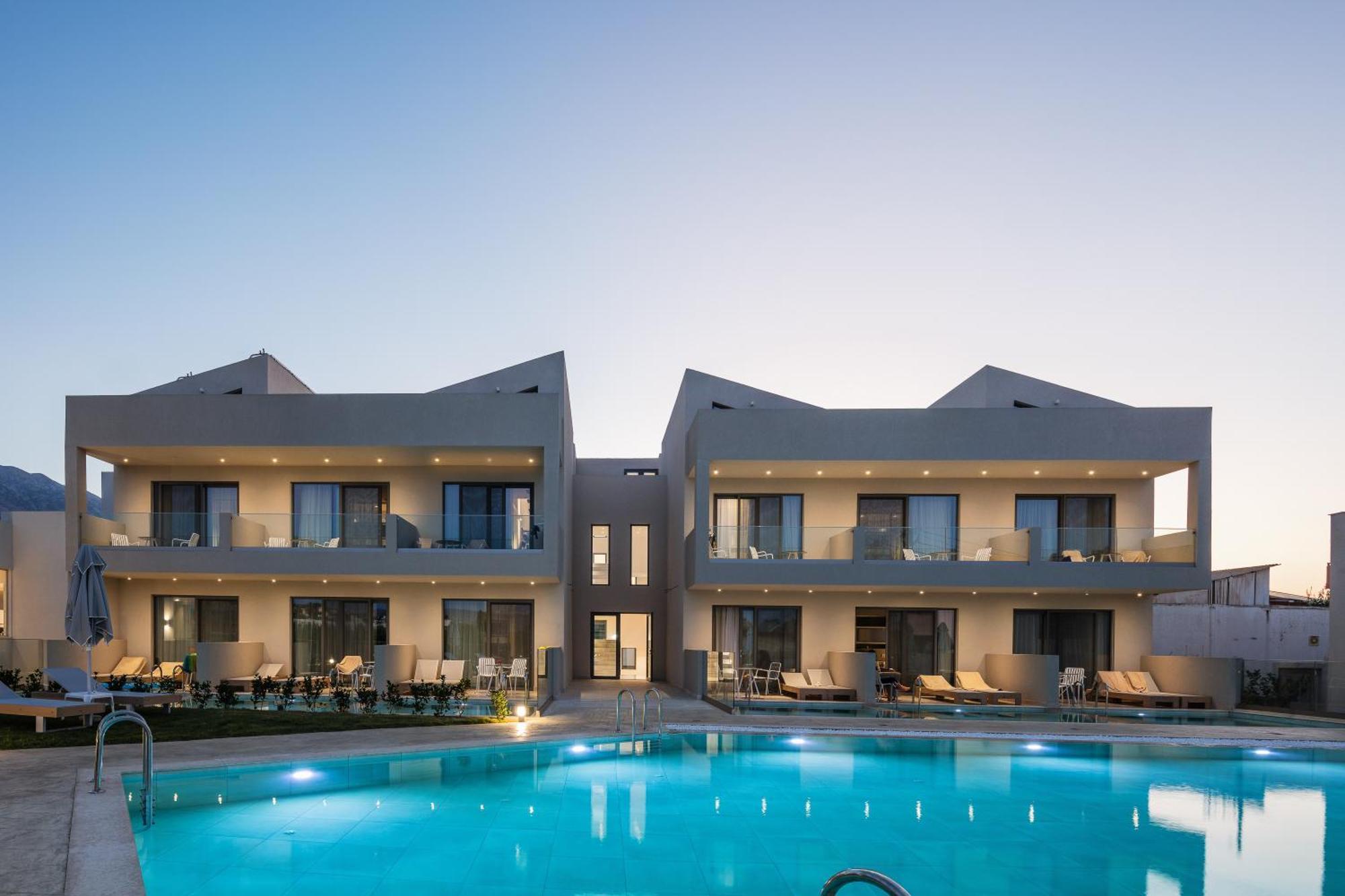 Paralia Kourna Nima Boutique Hotel (Adults Only) מראה חיצוני תמונה