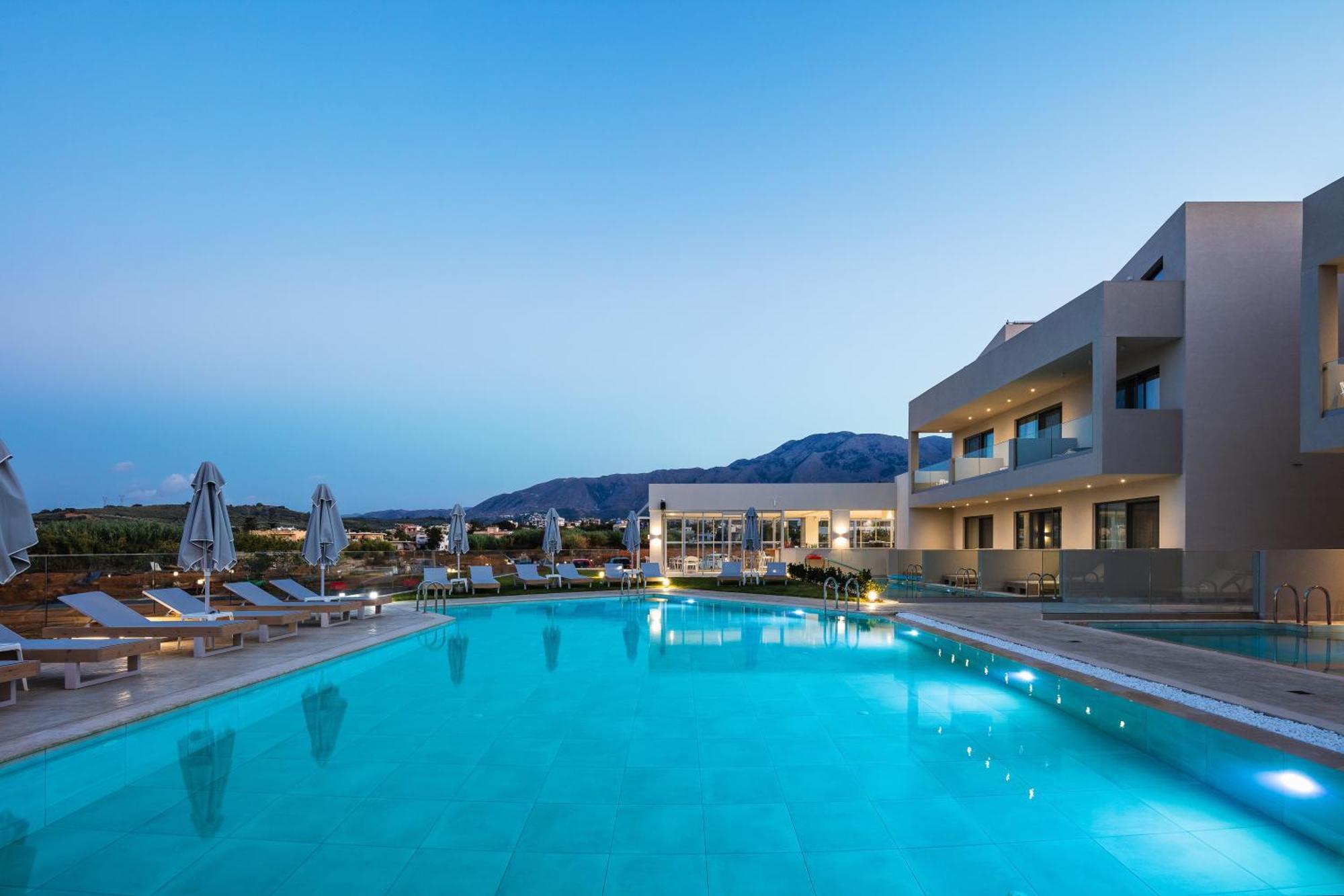 Paralia Kourna Nima Boutique Hotel (Adults Only) מראה חיצוני תמונה