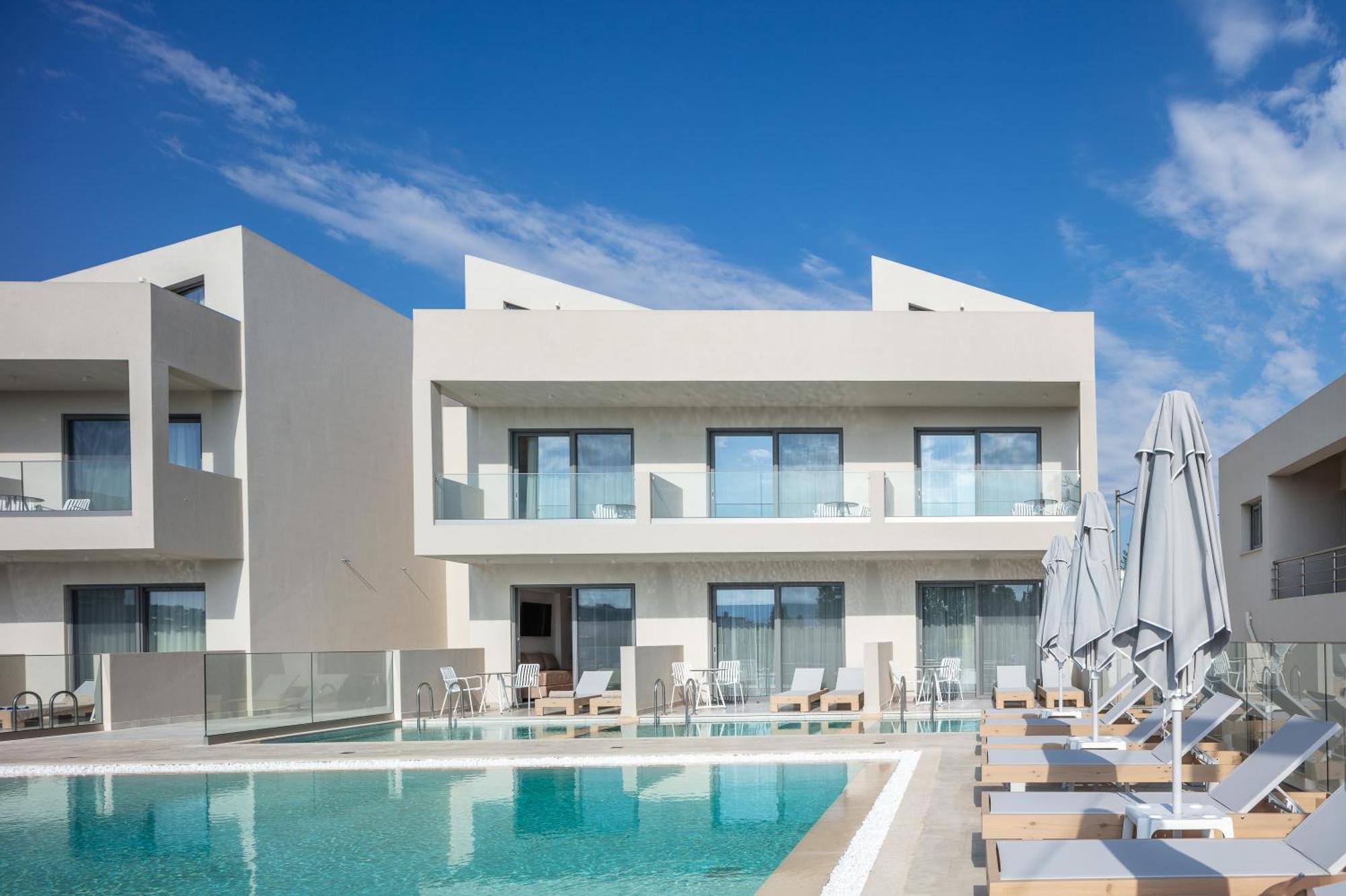 Paralia Kourna Nima Boutique Hotel (Adults Only) מראה חיצוני תמונה