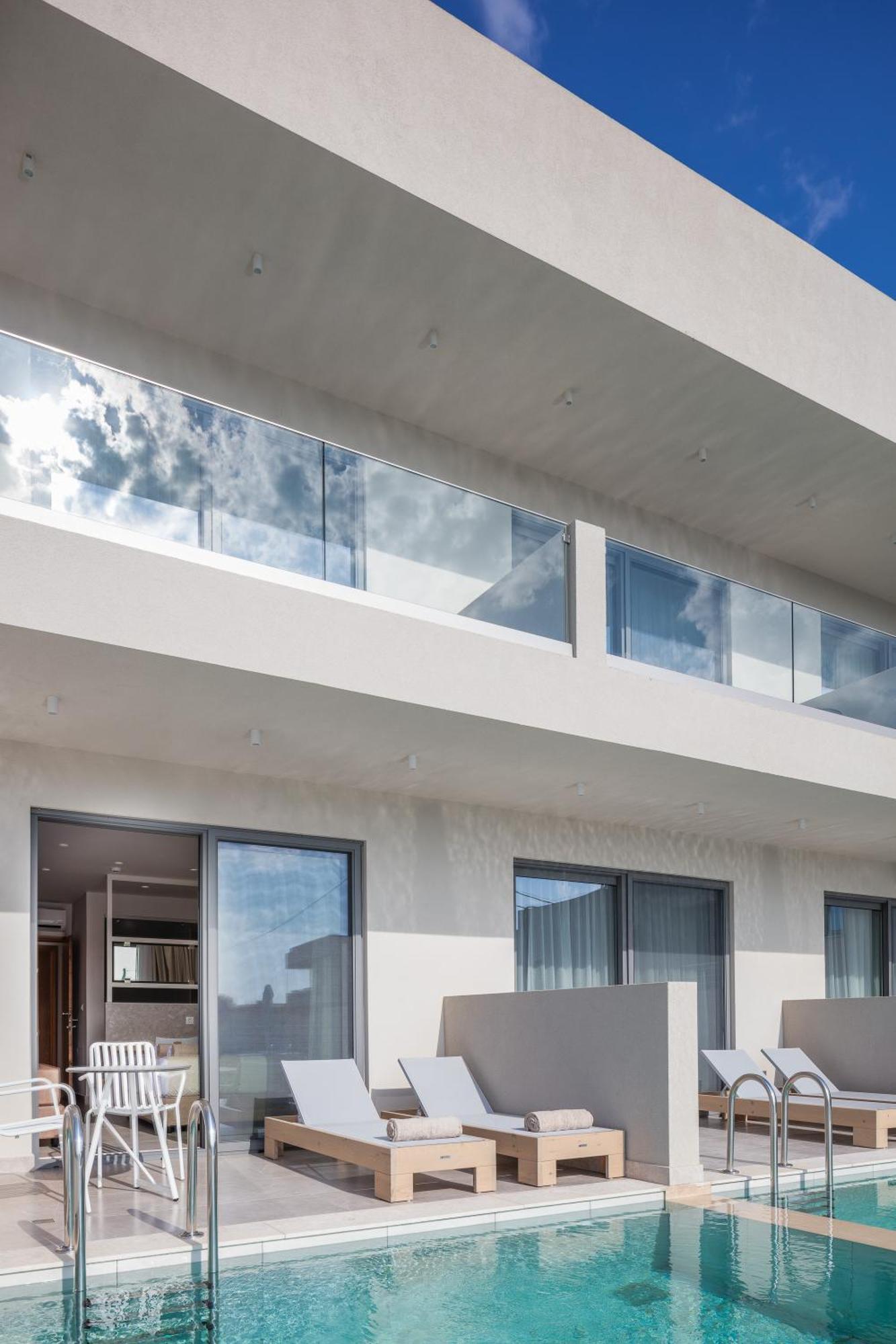 Paralia Kourna Nima Boutique Hotel (Adults Only) מראה חיצוני תמונה