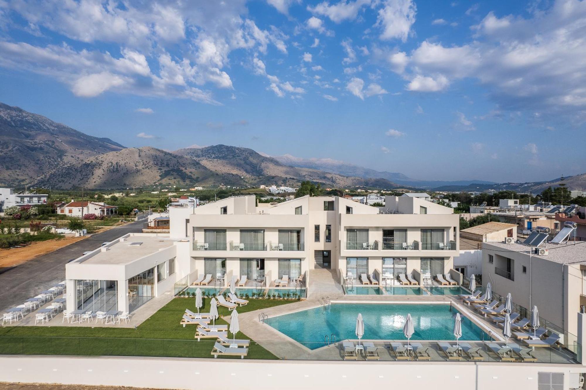 Paralia Kourna Nima Boutique Hotel (Adults Only) מראה חיצוני תמונה